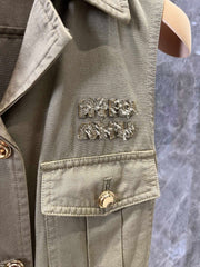 Lapel Work Vest Dress