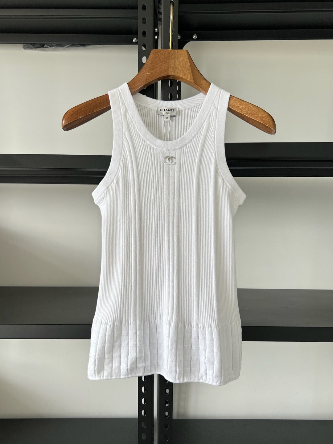 Jacquard knitted vest