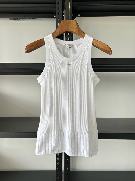 Jacquard knitted vest