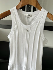 Jacquard knitted vest