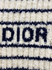 Crew neck short sleeve knitted top