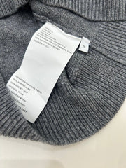 3D embroidered letter logo knitted wool short sleeves