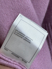 Cashmere cardigan with school bag button