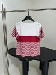 Cotton striped T-shirt