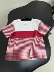 Cotton striped T-shirt