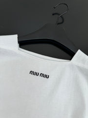 Cotton striped T-shirt