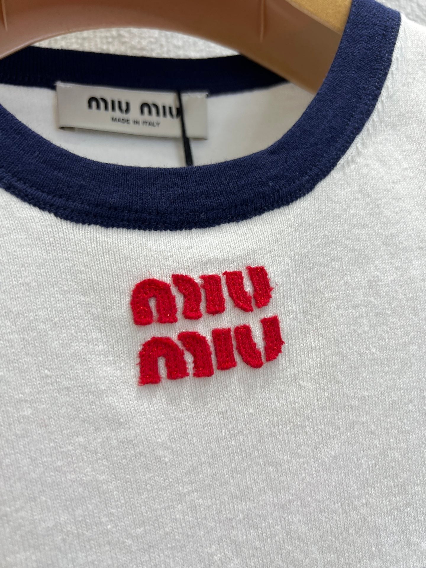 Micro Logo Cotton Stripe Knit Vest