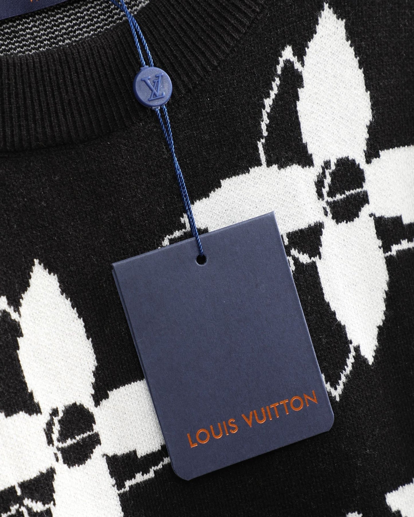 L Jacquard-Pullover mit Rundhalsausschnitt