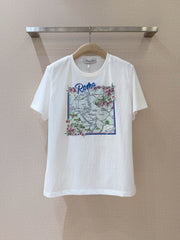 Printed crew neck Tee