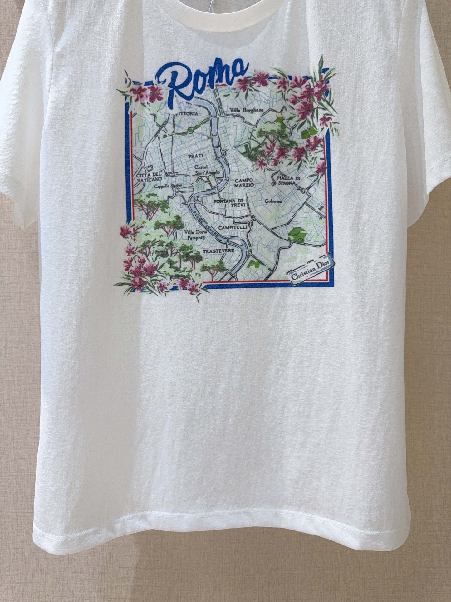 Bedrucktes T-Shirt mit Rundhalsausschnitt