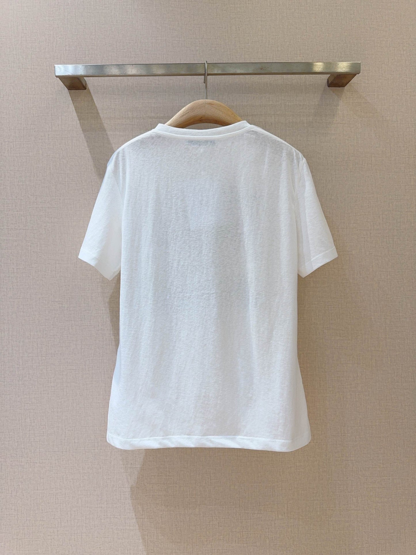 Bedrucktes T-Shirt mit Rundhalsausschnitt