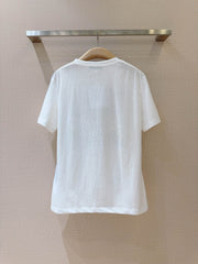 Printed crew neck Tee