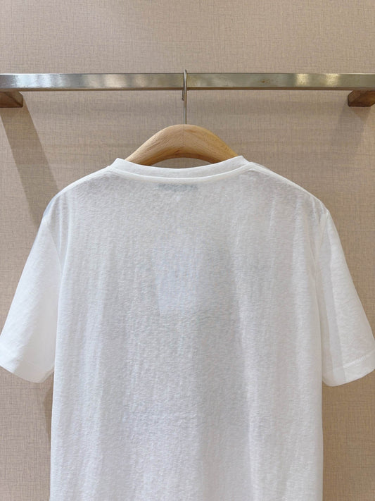 Printed crew neck Tee