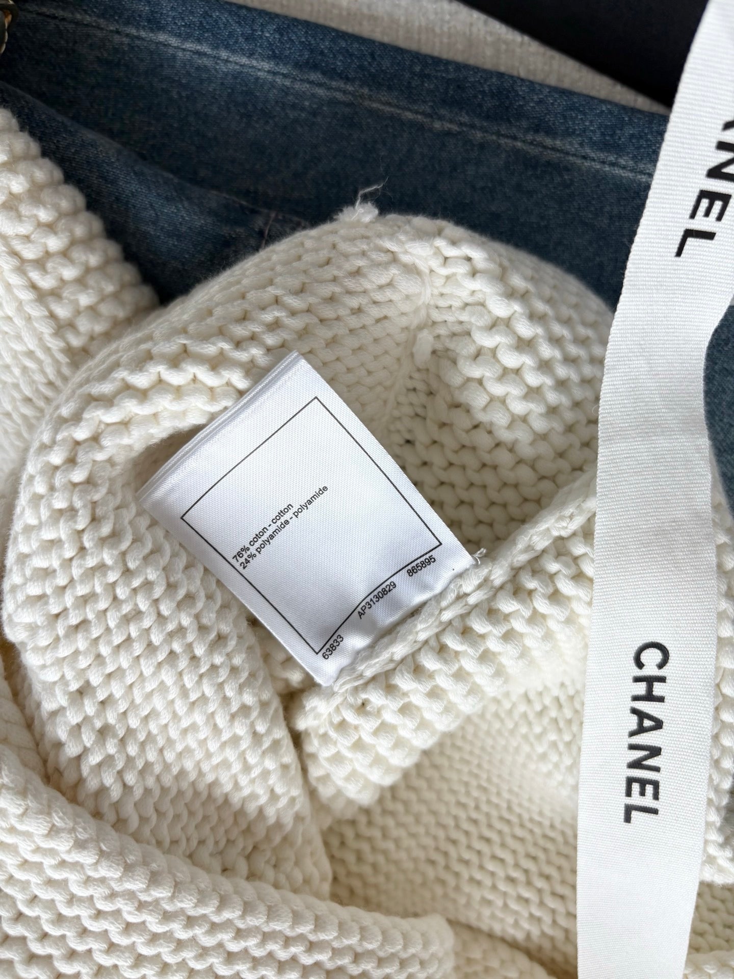 Cardigan fleuri double face