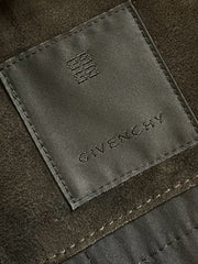 veste en cuir à losanges donnée