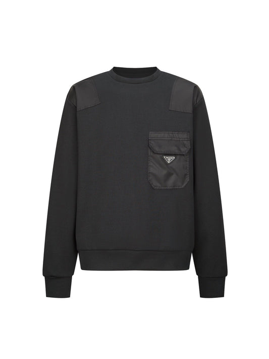 Patchwork-Kapuzenpullover