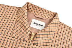 veste à carreaux