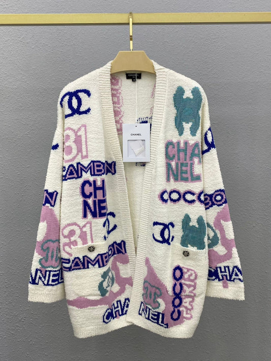 Jacquard-Cardiganjacke