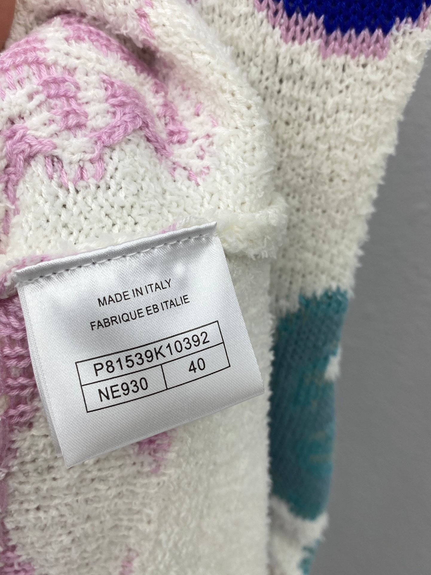 Robe gilet à épaules dénudées en jacquard avec logo en fil coloré