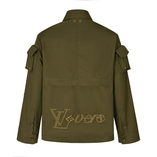Veste de travail cloutée