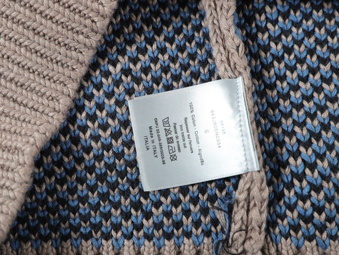 Jacquard-Westenpullover