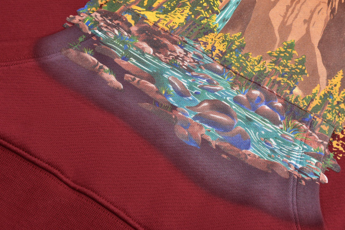 loe Bedrucktes Sweatshirt mit Stehkragen