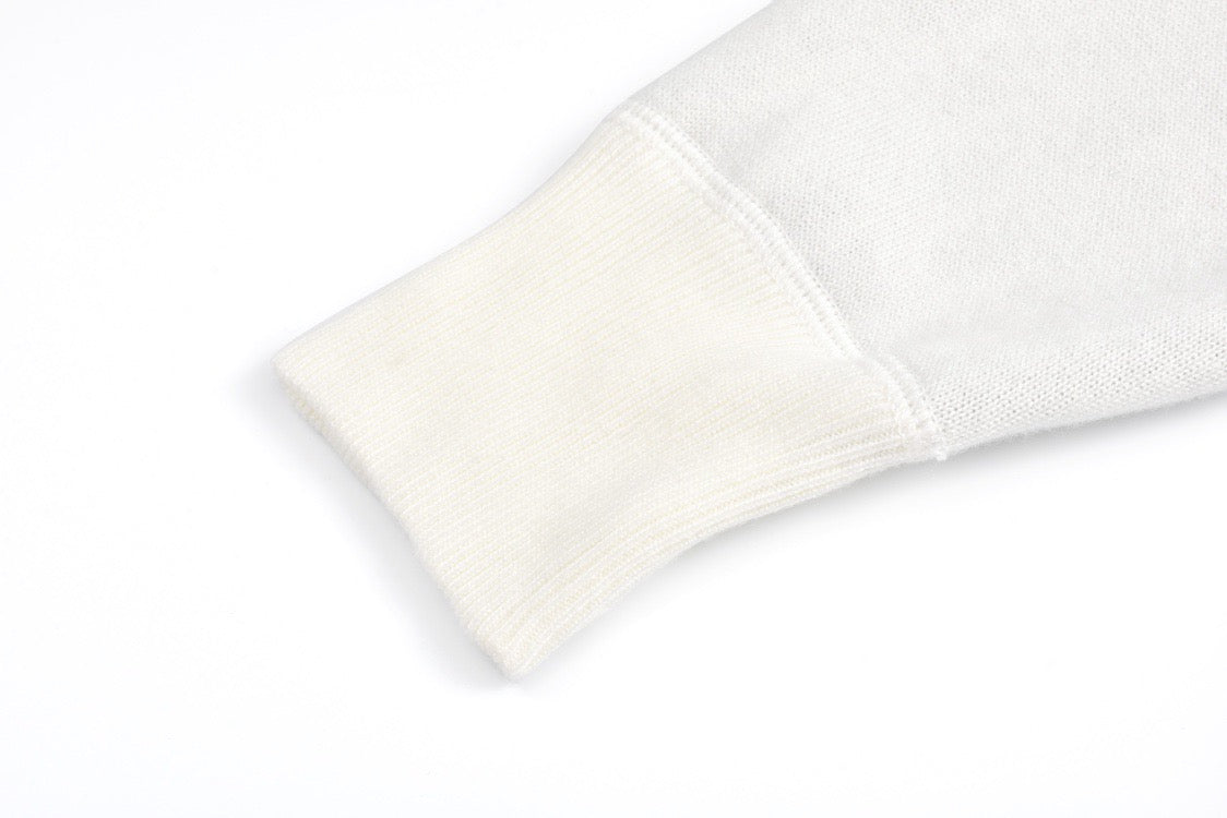 Jacquard-Strickjacke aus Kaschmir