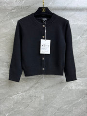 Backpack button cashmere cardigan