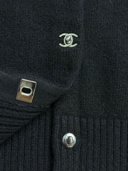 Backpack button cashmere cardigan