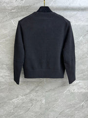 Backpack button cashmere cardigan