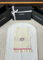 25P Fish knitted vest camisole