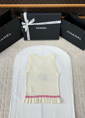 25P Fish knitted vest camisole