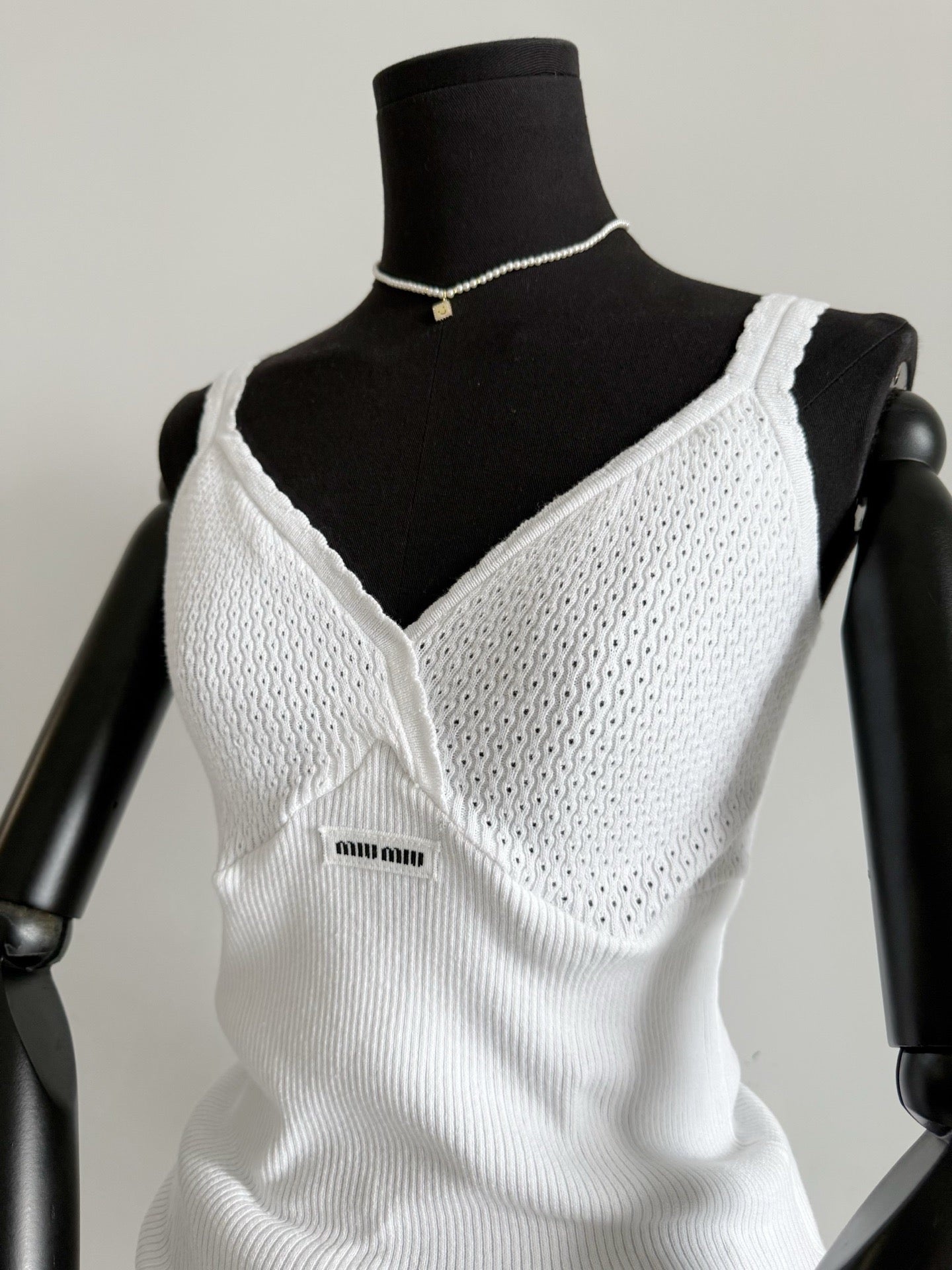 Gilet en tricot extensible mm en coton égyptien