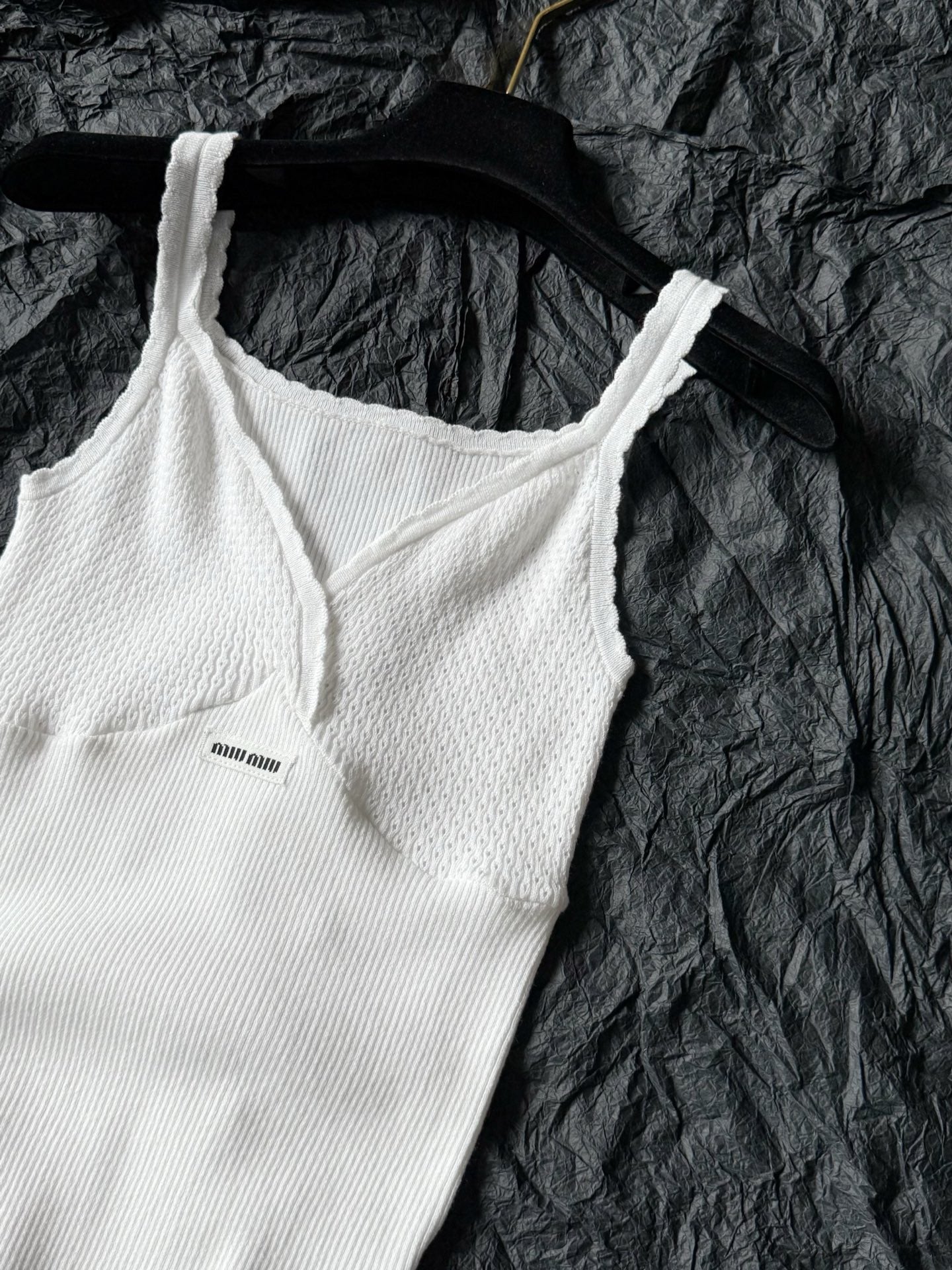 Gilet en tricot extensible mm en coton égyptien