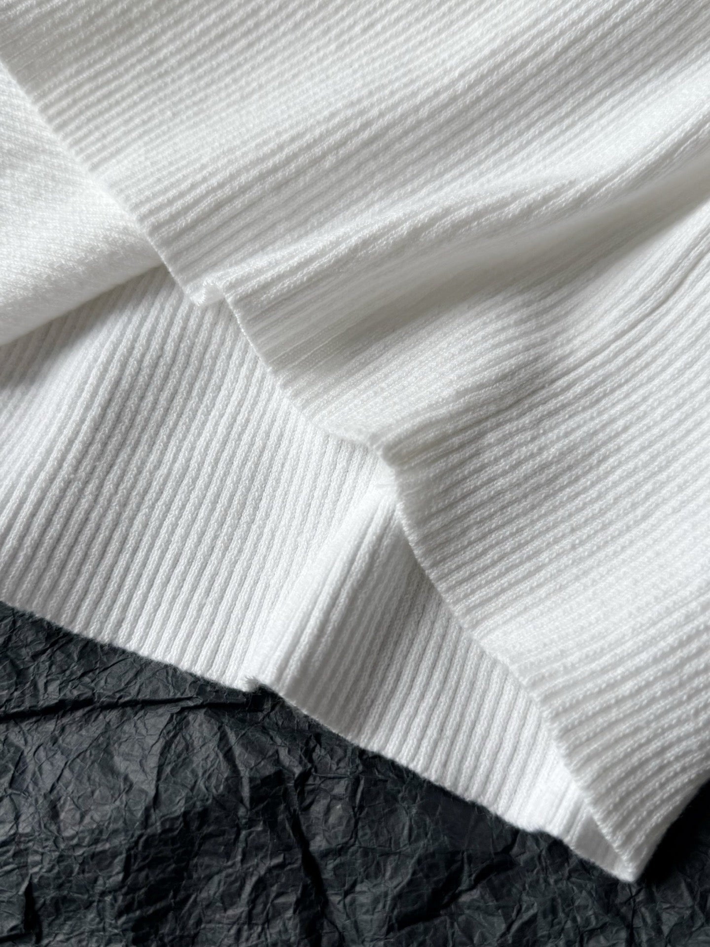 Gilet en tricot extensible mm en coton égyptien