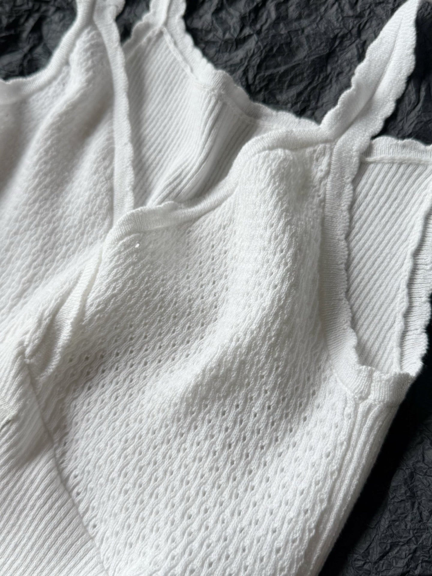 Gilet en tricot extensible mm en coton égyptien