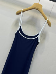 mi*2025 new thin strap slim long skirt