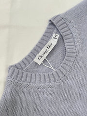 New five-pointed star knitted short sleeves