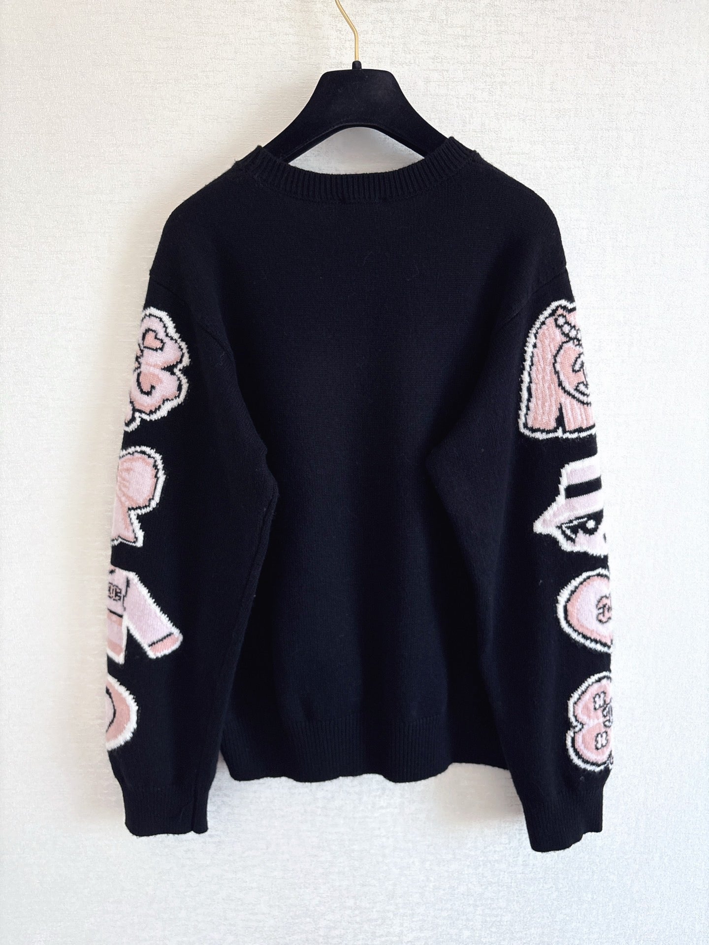 Cartoon Doll Kaschmir Rundhals Langarm