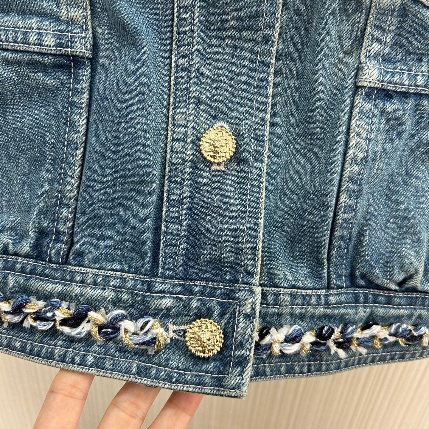 Nostalgische Jeans aus gewaschenem Denim