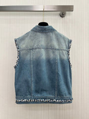 Nostalgic washed denim jeans
