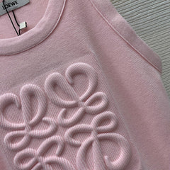 Embossed slim-fit stretch-knit vest