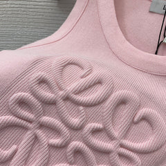 Embossed slim-fit stretch-knit vest