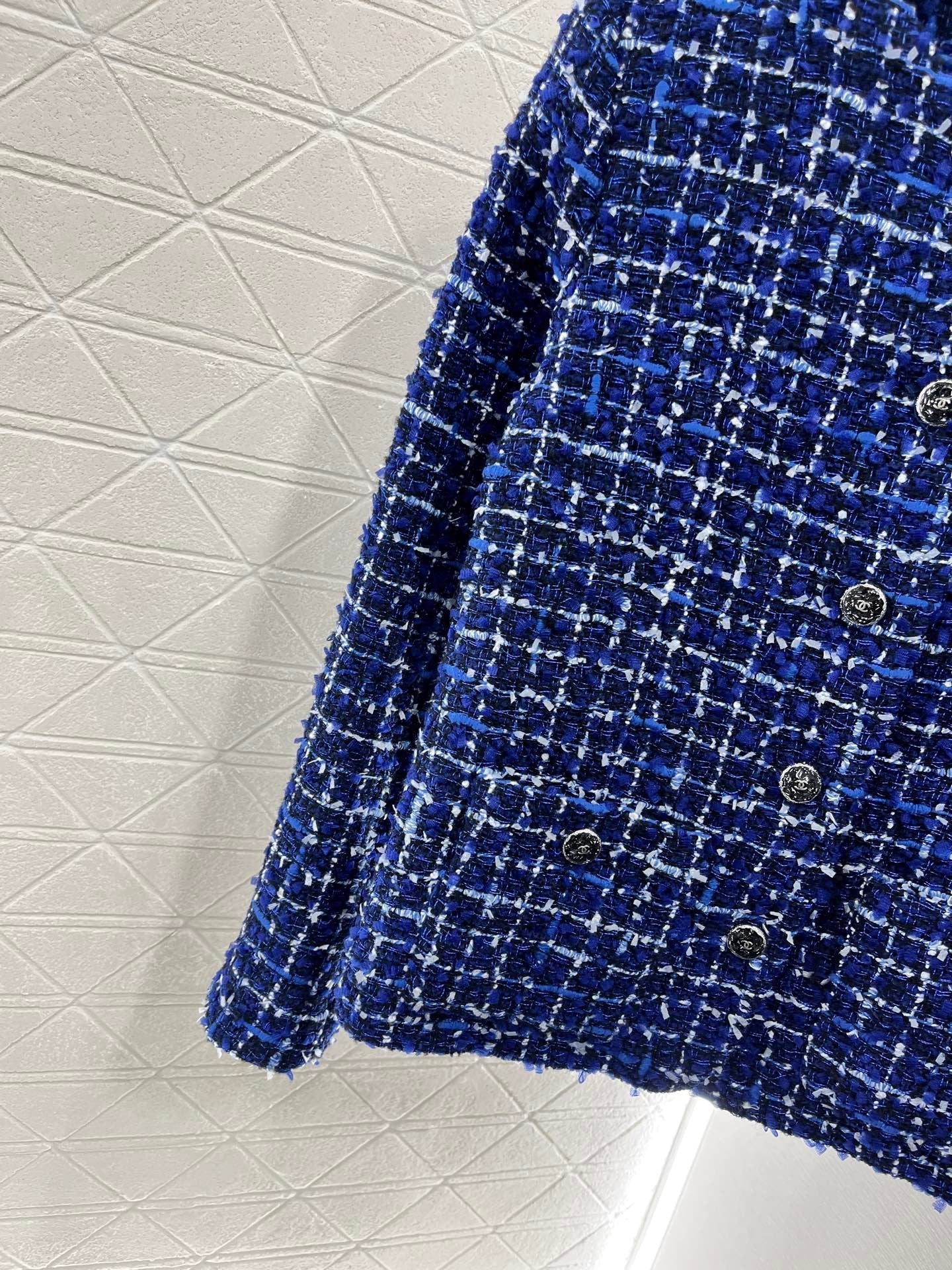 Veste habillée en fil d'argent tissé