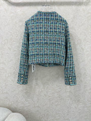 Handcrafted series jacket with woven hem