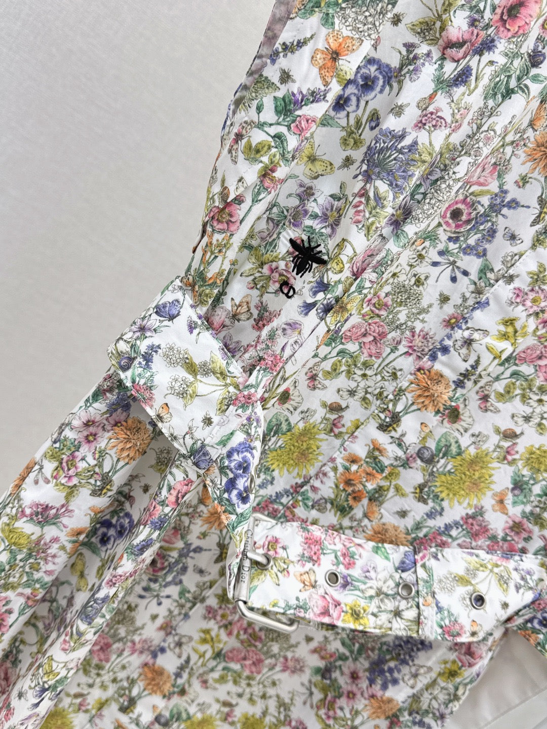 Floral print sleeveless dress