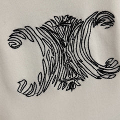 Sketch embroidered slim-fit knit vest