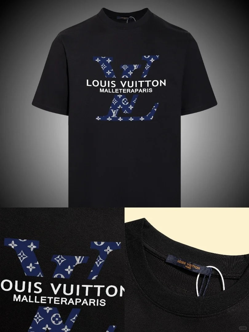 Neues T-Shirt mit Logo-Buchstabendruck 