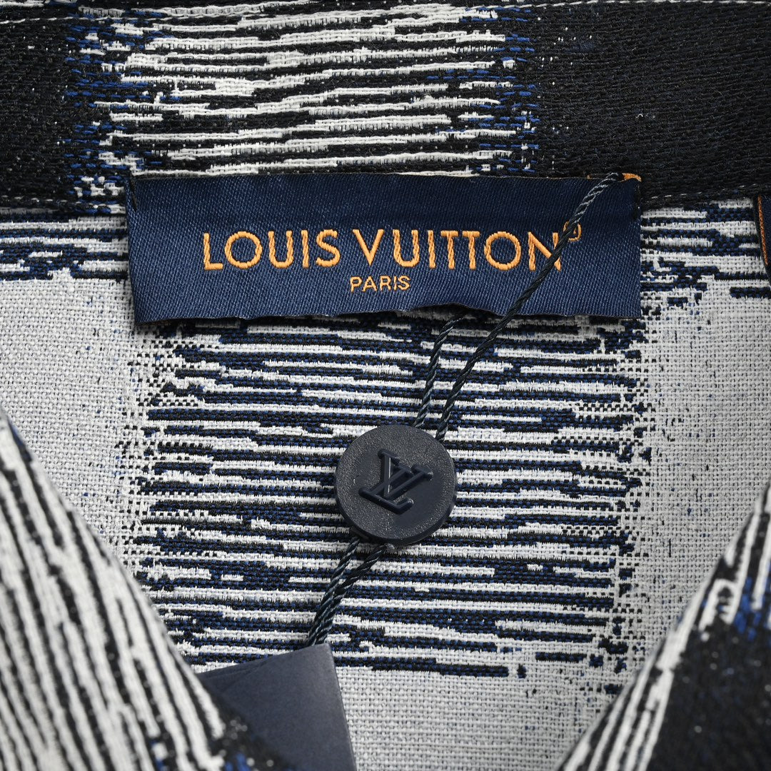 Hemdjacke mit Schachbrettmuster