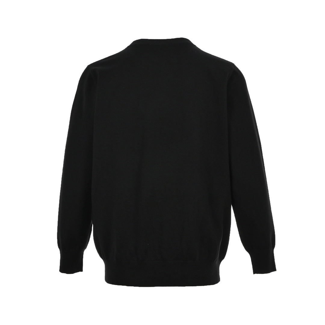 Pull tricoté avec petit logo brodé Double G